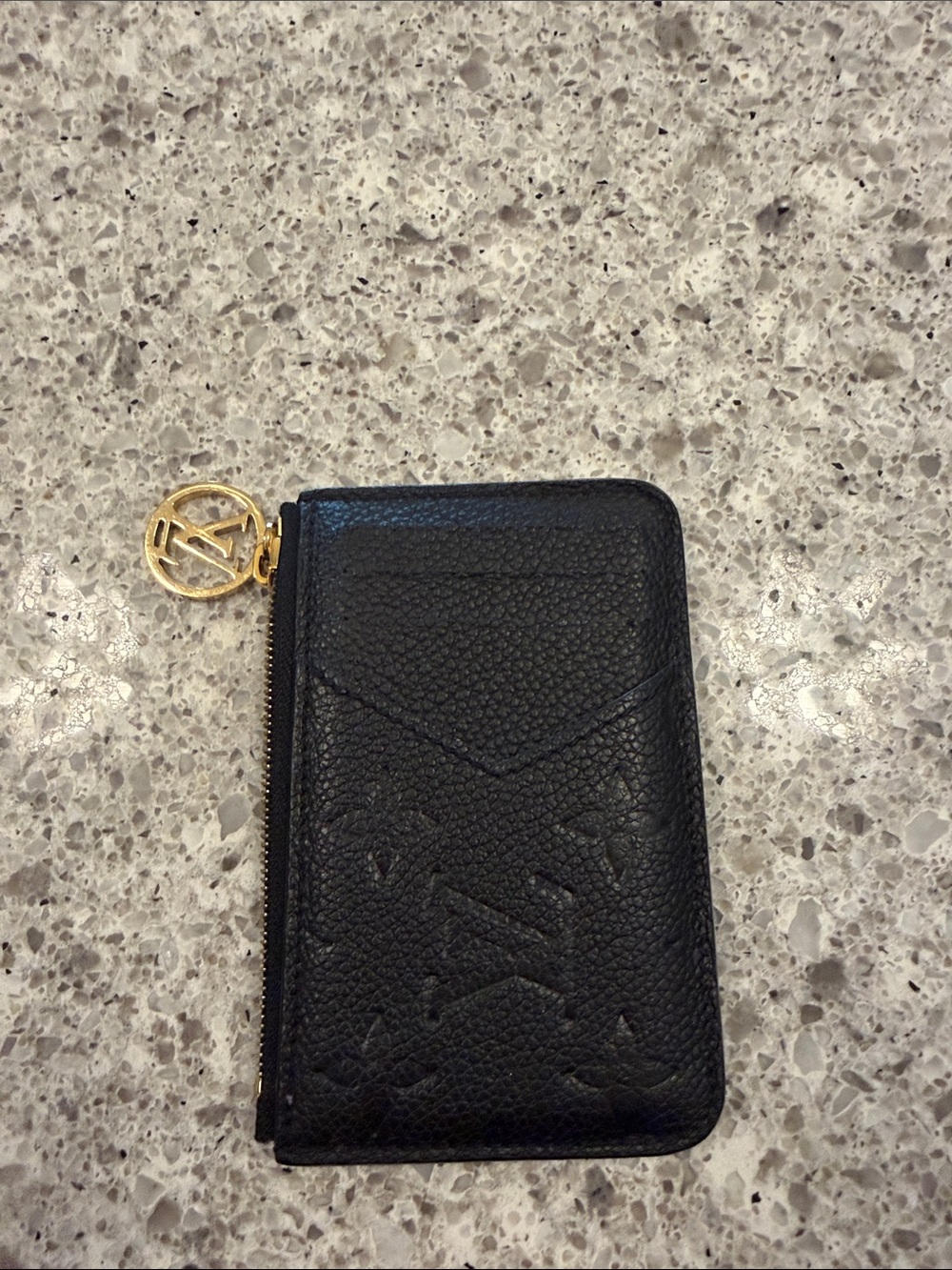 Louis Vuitton Romy Card Holder in Black